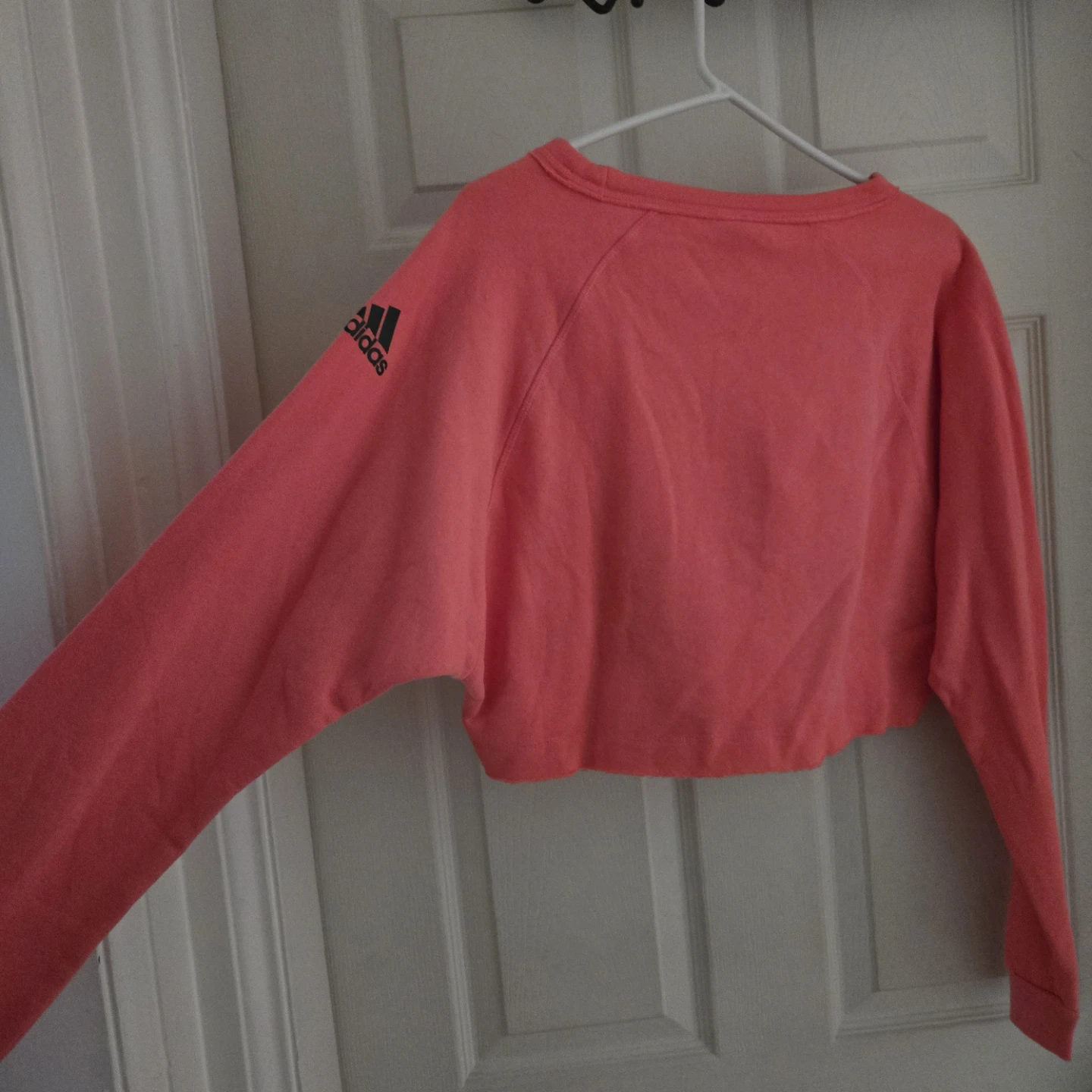 Adidas Coral Cropped Crewneck - Size M - photo 2
