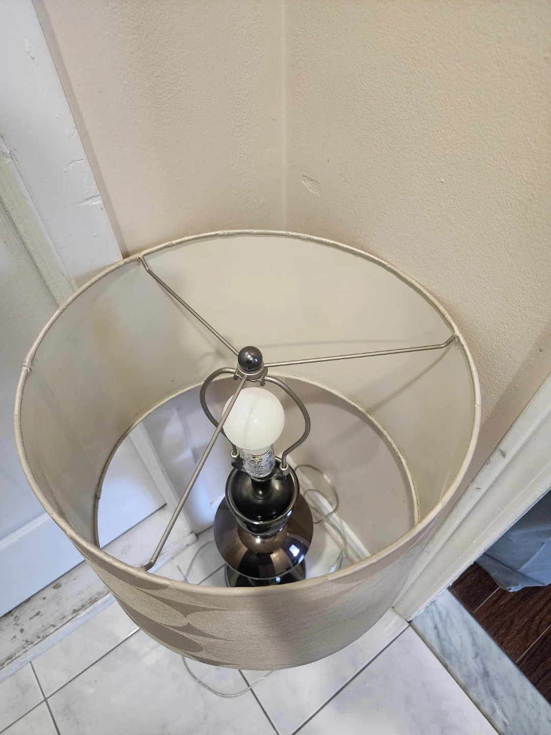 Table Lamp with Patterned Shade - photo 2