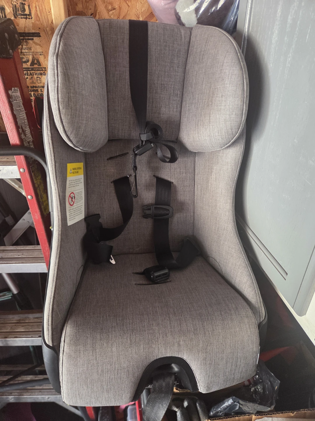 Grey Car Seat