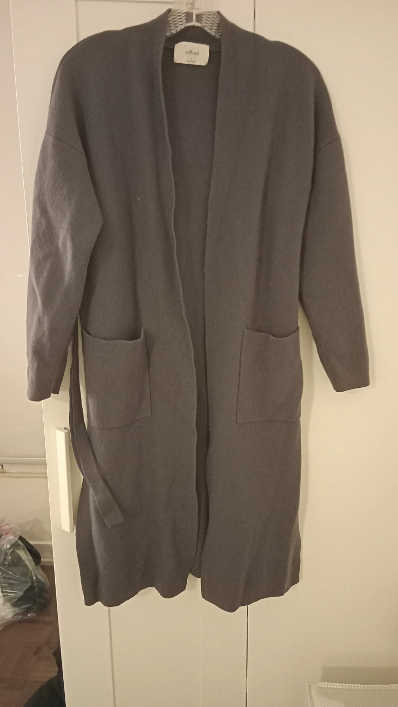 Wilfred Grey Knit Cardigan - Size S