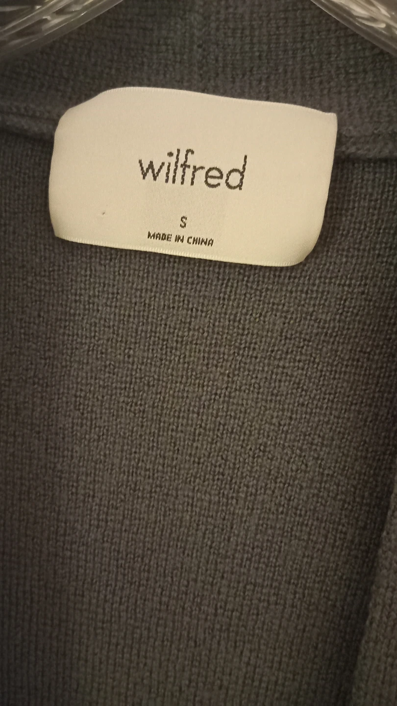 Wilfred Grey Knit Cardigan - Size S - photo 2
