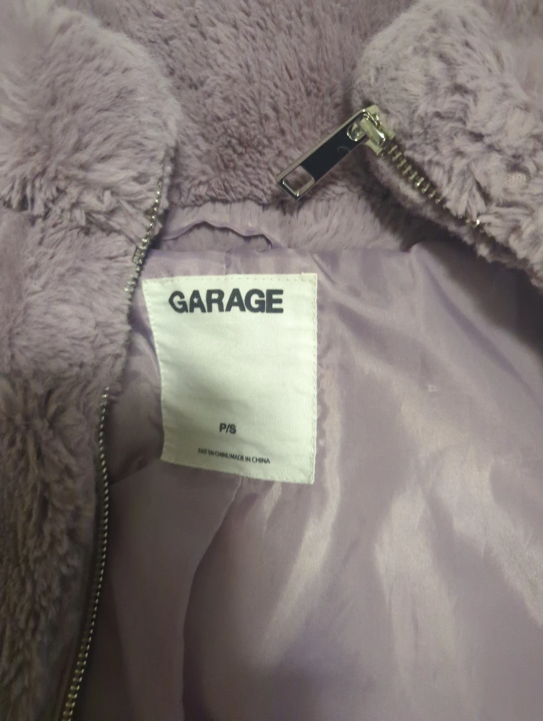 Garage Purple Plush Sweater/Jacket - photo 2