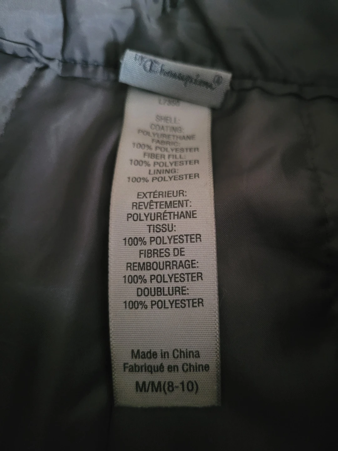 Champion Black Ski Pants M (8-10) - photo 2