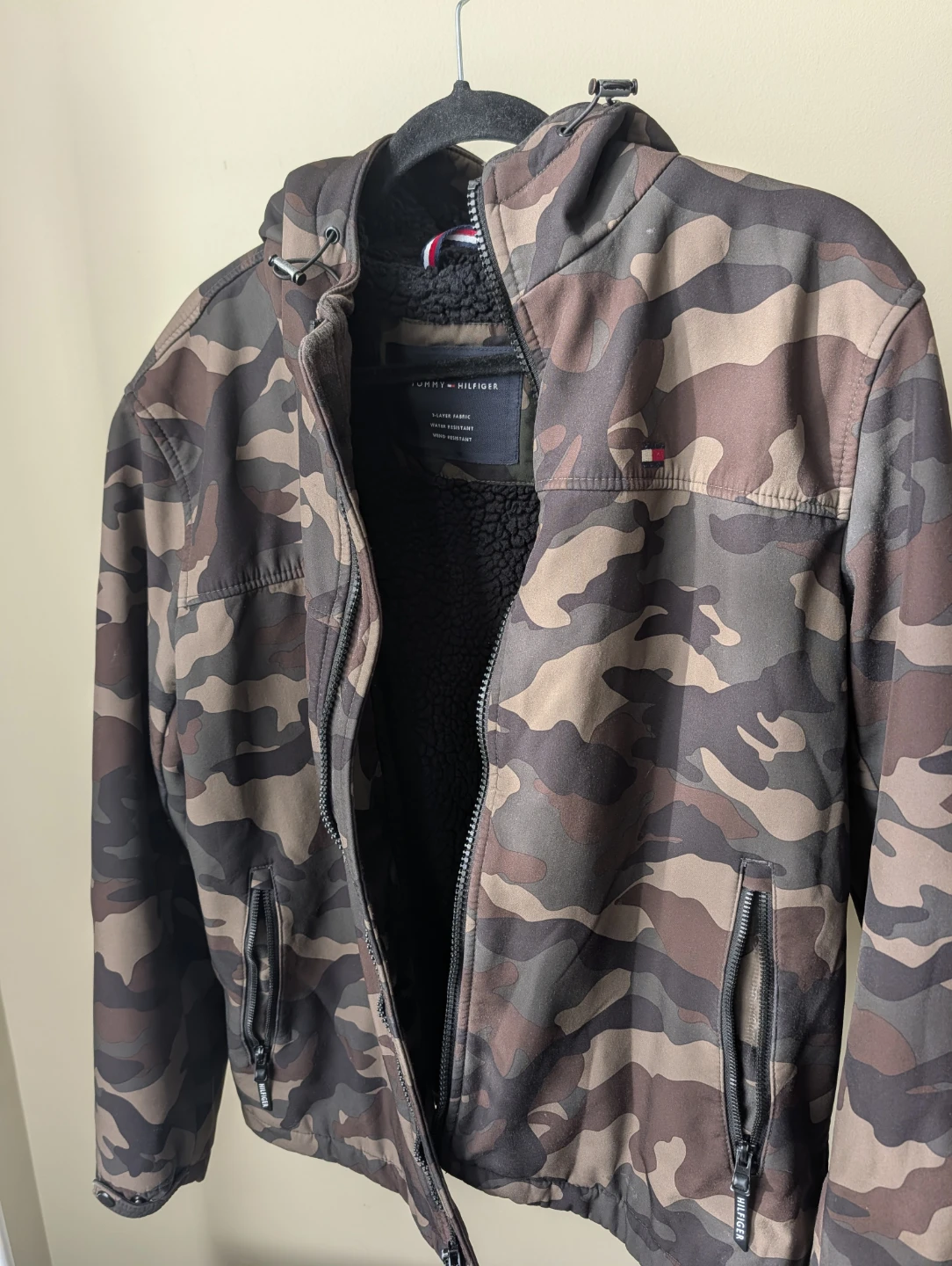 Tommy Hilfiger Camo Fleece Lined Jacket
