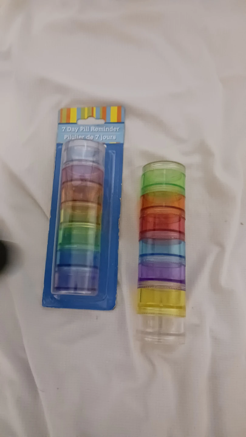 7 Day Stackable Pill Organizers