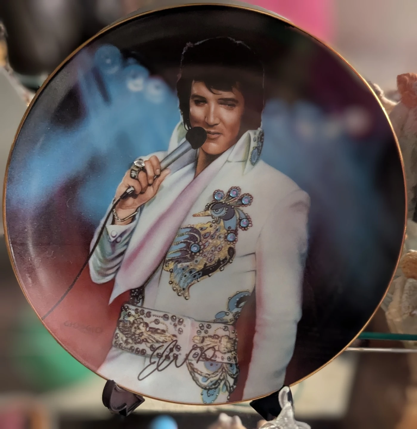 Elvis Collectible Plate