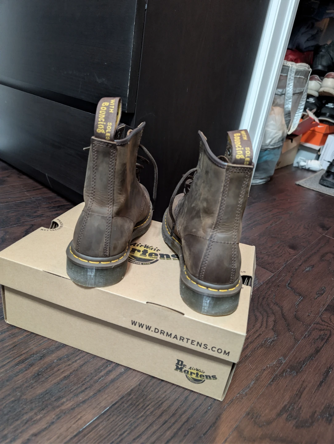 Dr. Martens 1460 Brown Leather Boots - photo 3