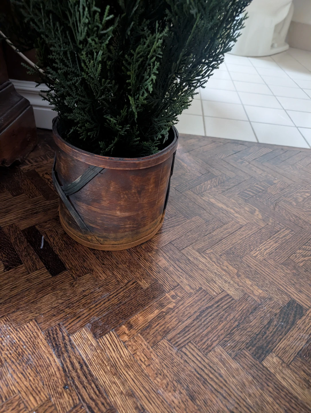 Artificial Cedar Tree in Decorative Pot - photo 2