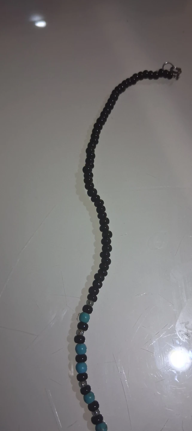 Beaded Necklace with Arrowhead Pendant - photo 4