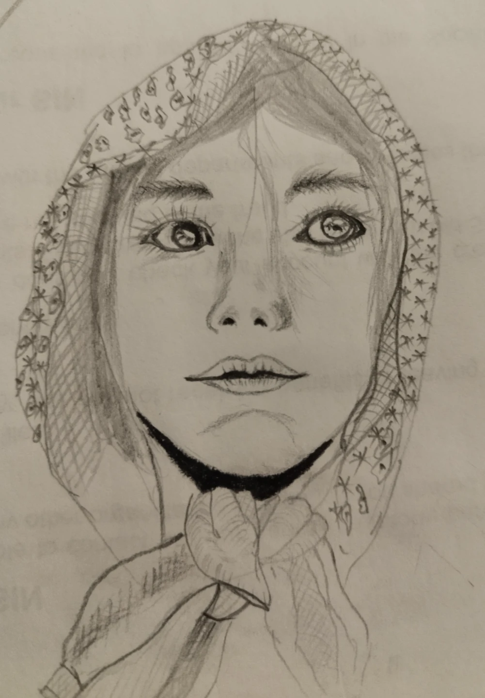 Abstract and actual Hand-Art drawing creative