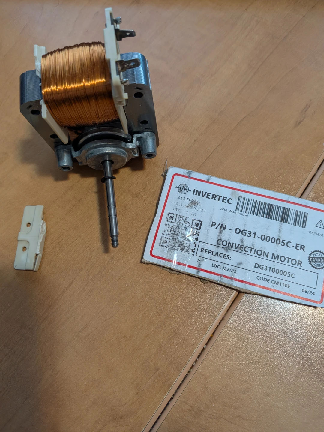 Invertec Convection Motor - photo 2
