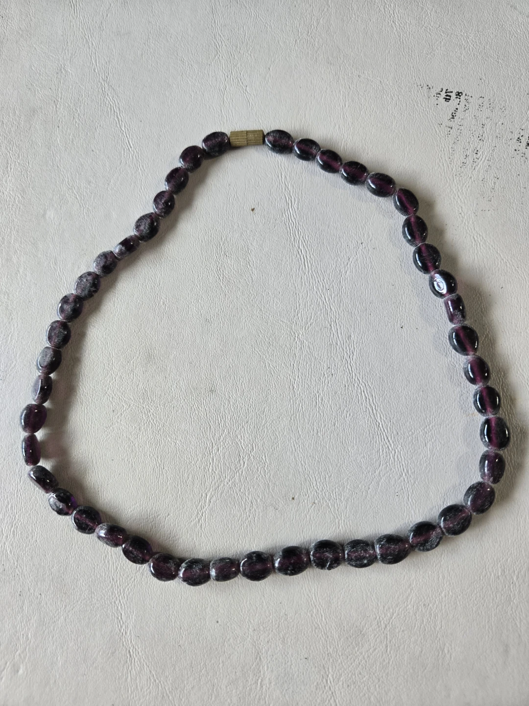 Purple Beaded Necklace