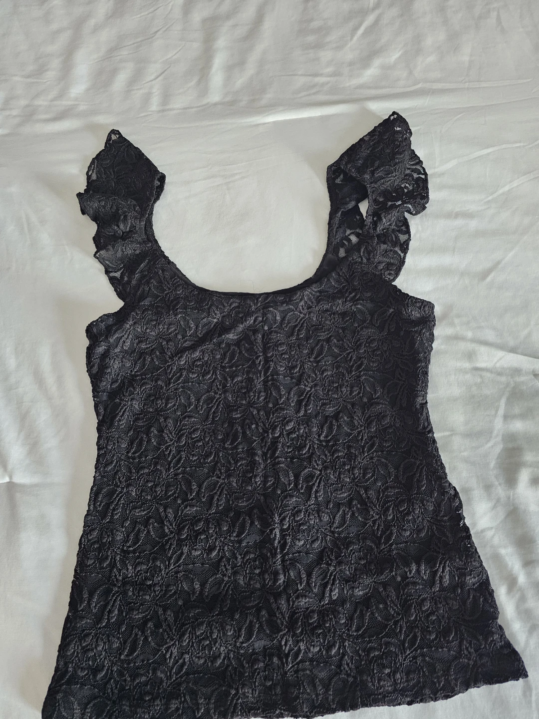 Guess Black Lace Top - Size M
