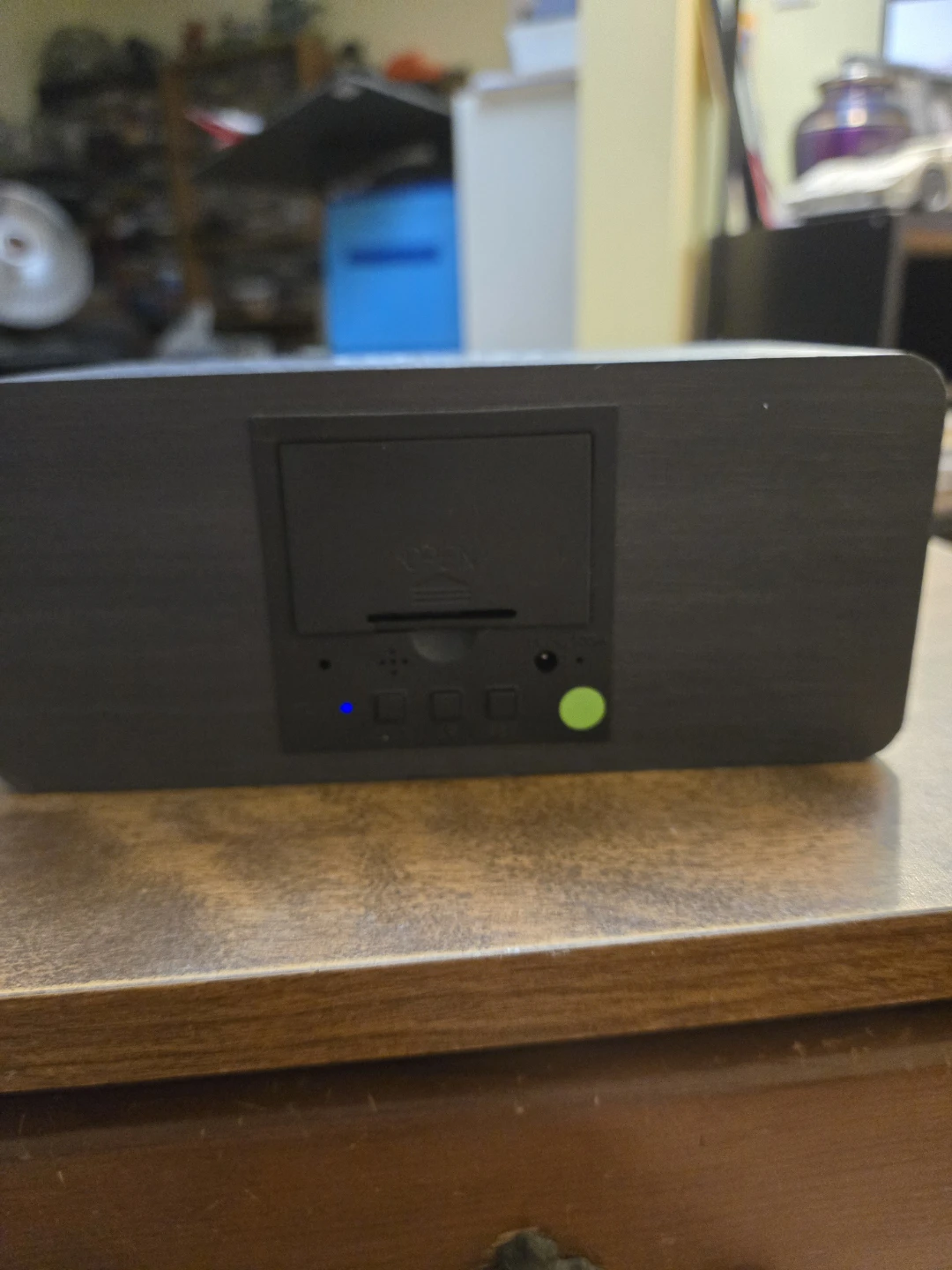 Wooden Digital Alarm Clock - photo 3