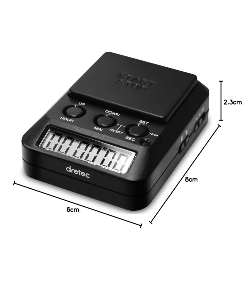 DRETEC Learning Timer - Black - photo 4