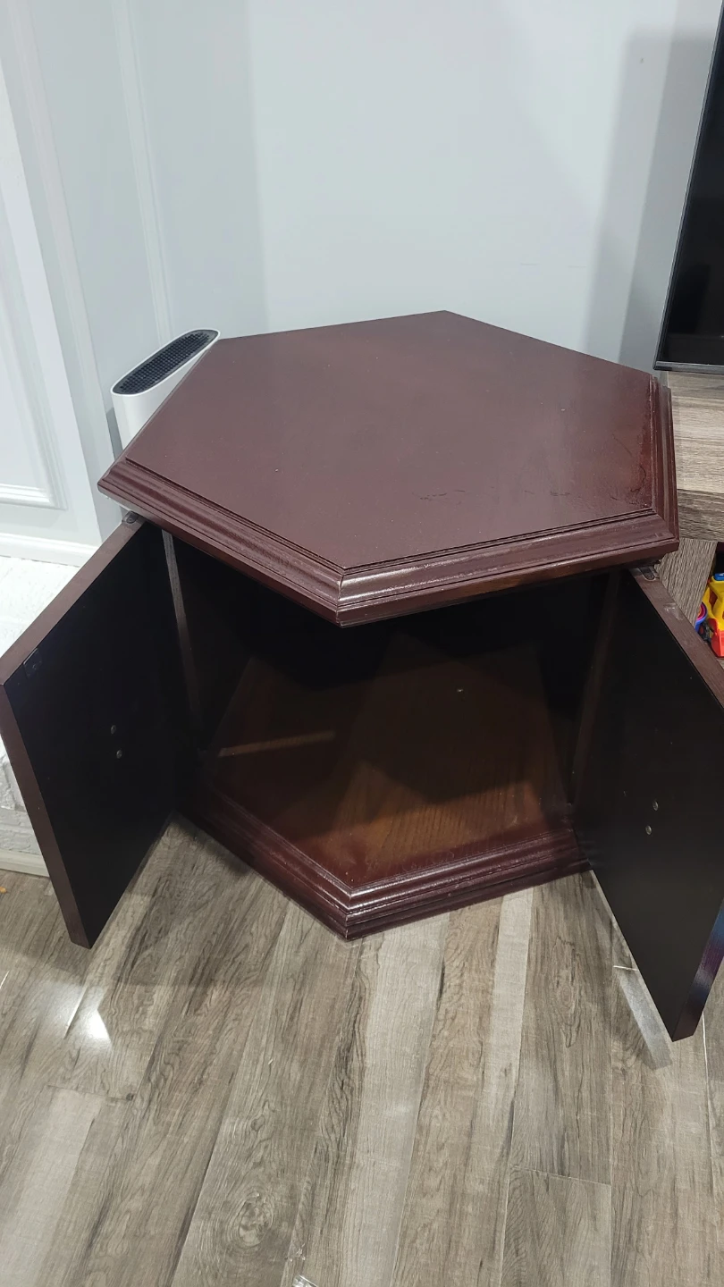 Solid Wood Corner Cabinet with storage / Pooja Mandir - photo 3