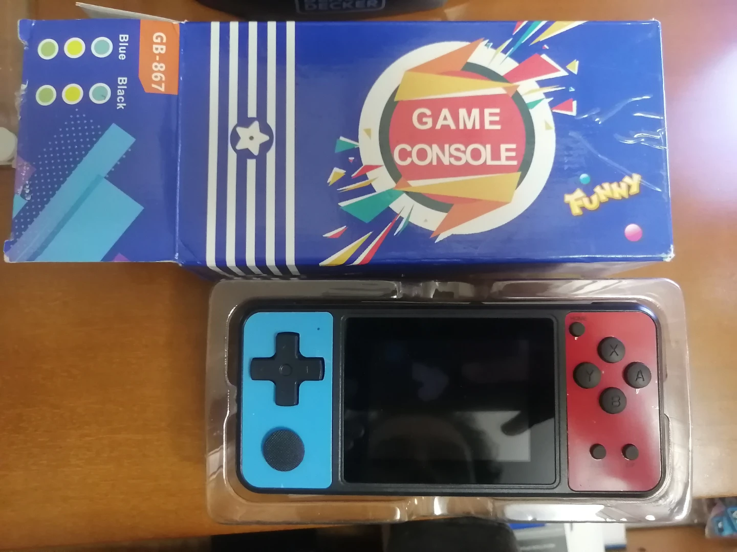 Handheld Game Console GB-867 - Blue/Red - photo 5