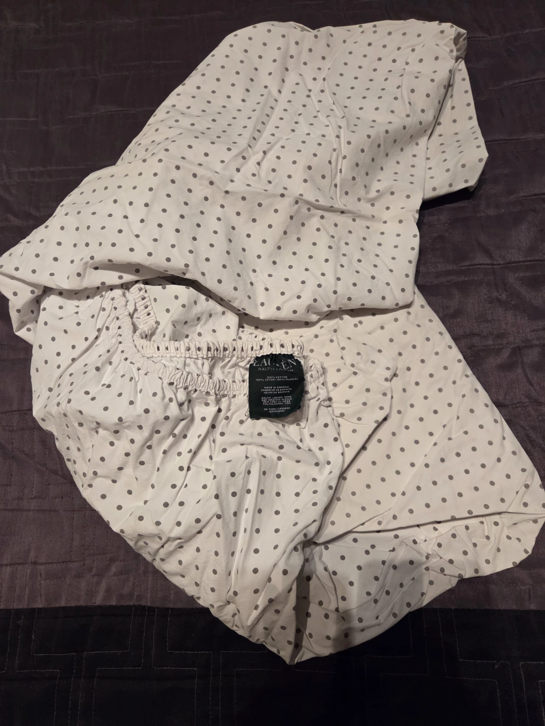FREE Ralph Lauren fitted bed sheet, queen size