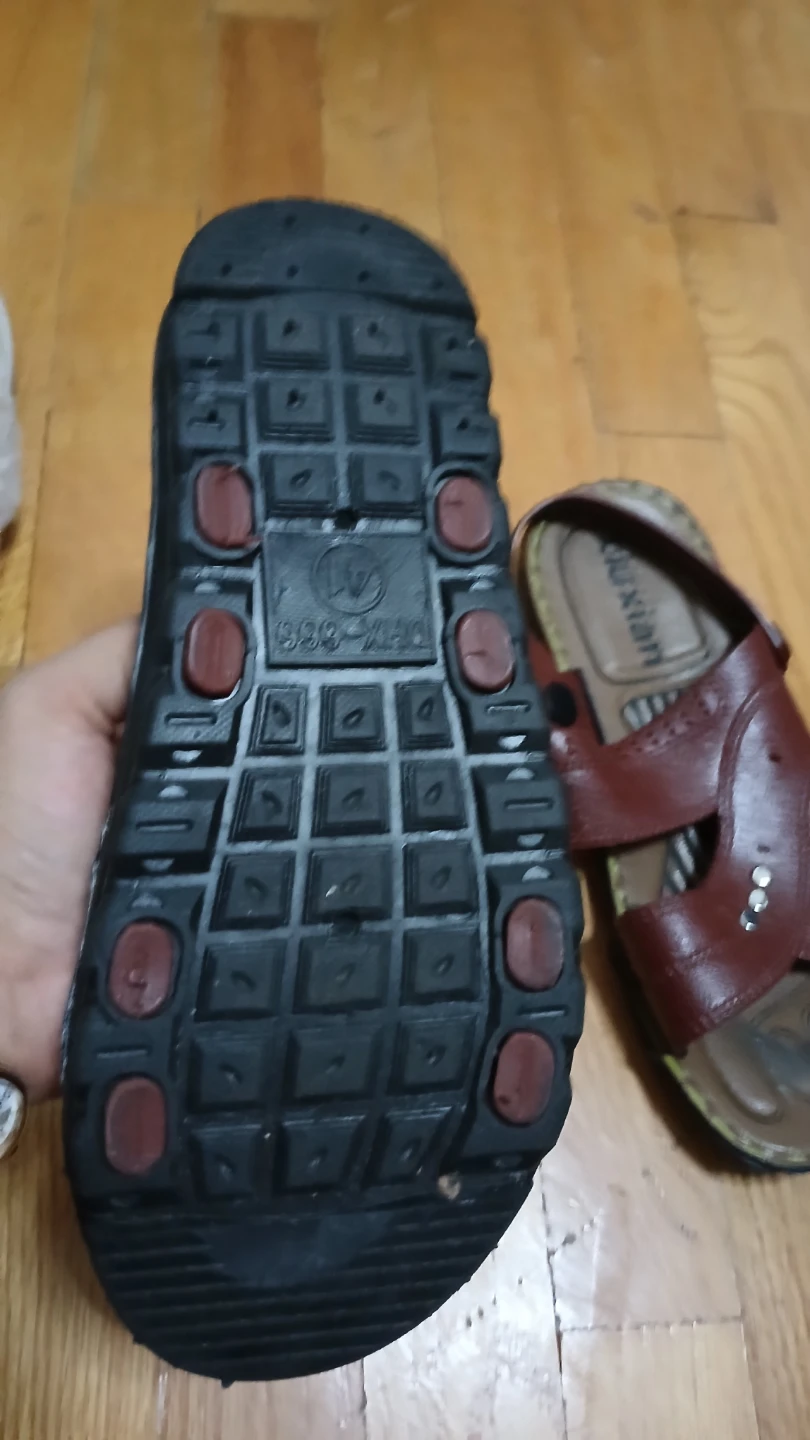 Brown Leather Sandals - Size 41 - photo 2