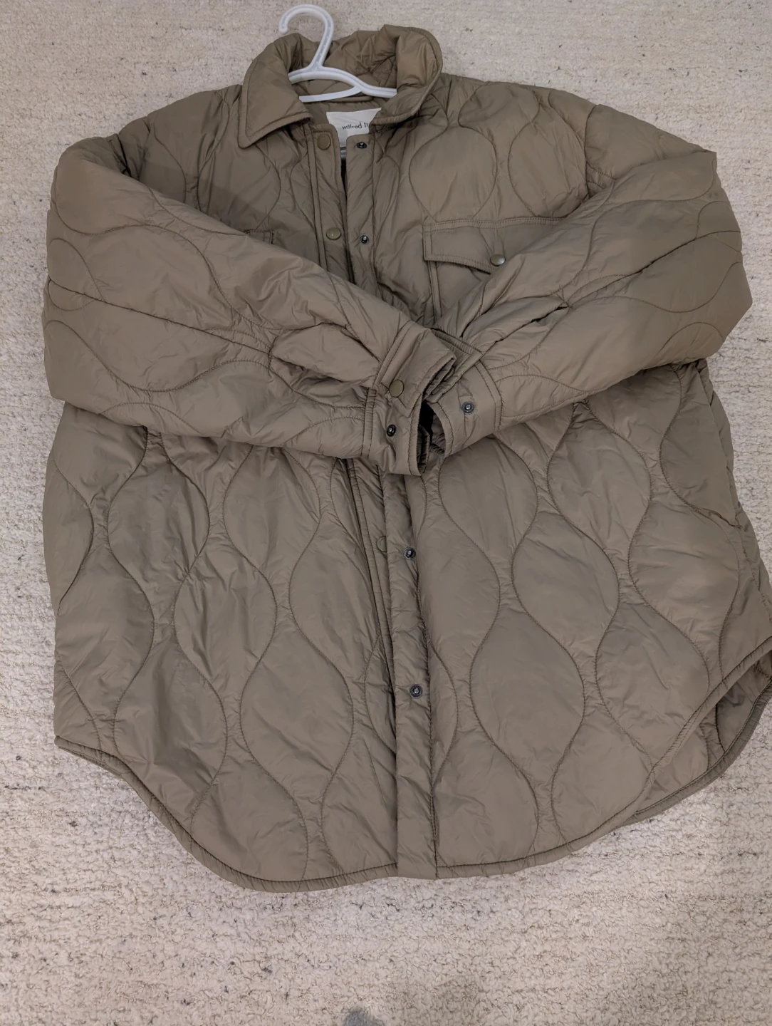 Wilfred Free Quilted Shacket - Size M/L - photo 2