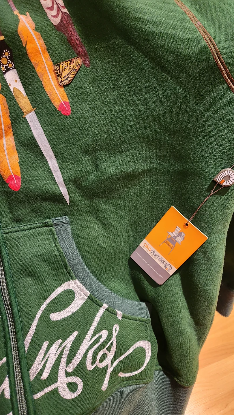 Akademiks Green Zip-Up Hoodie - photo 2
