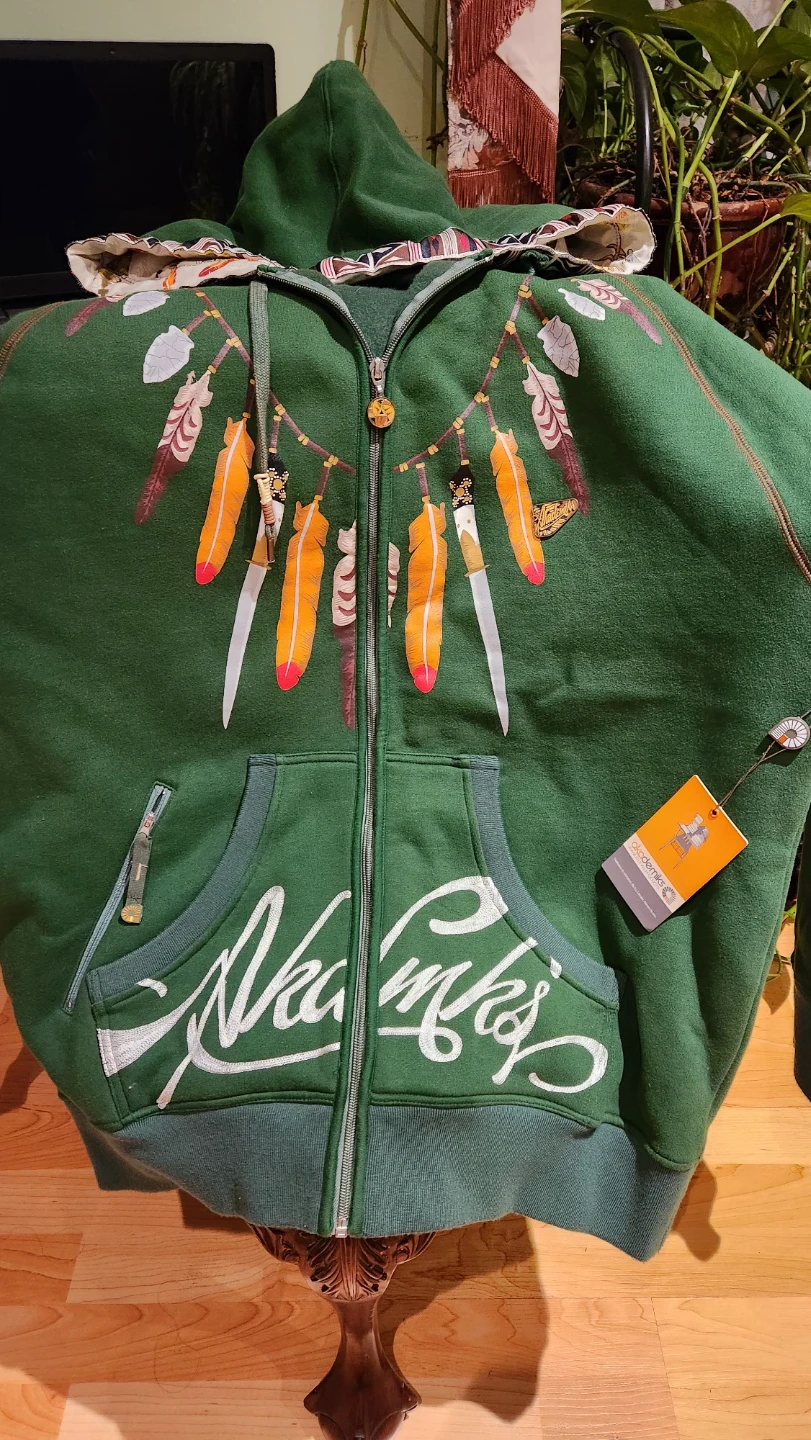 Akademiks Green Zip-Up Hoodie - photo 5