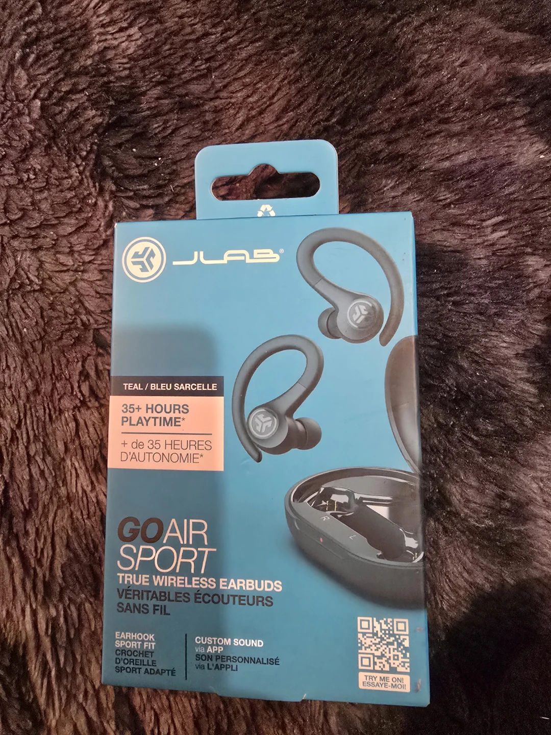 JLab GO Air Sport True Wireless Earbuds - Teal