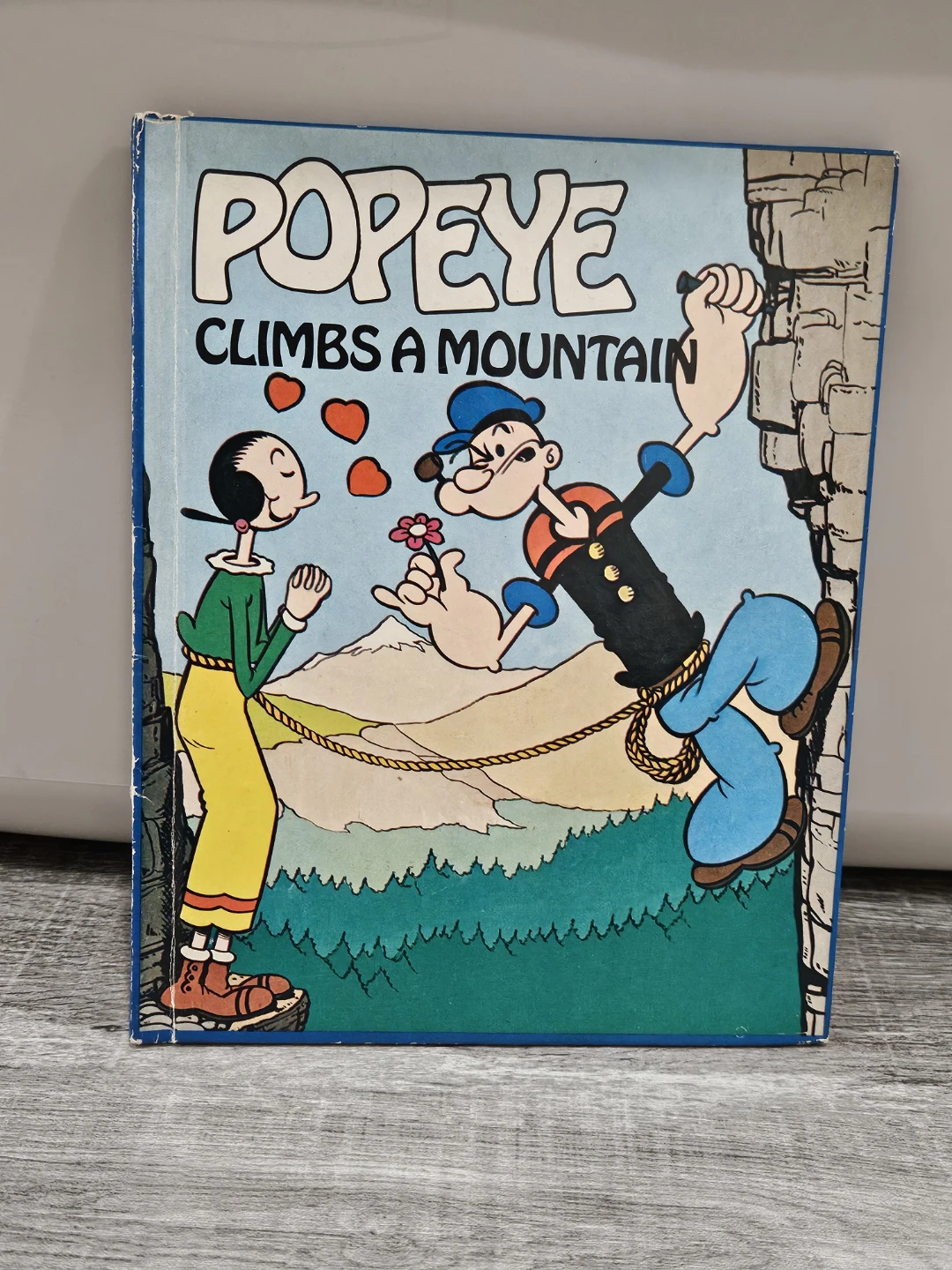 Popeye Climbs a Mountain Book (1980)