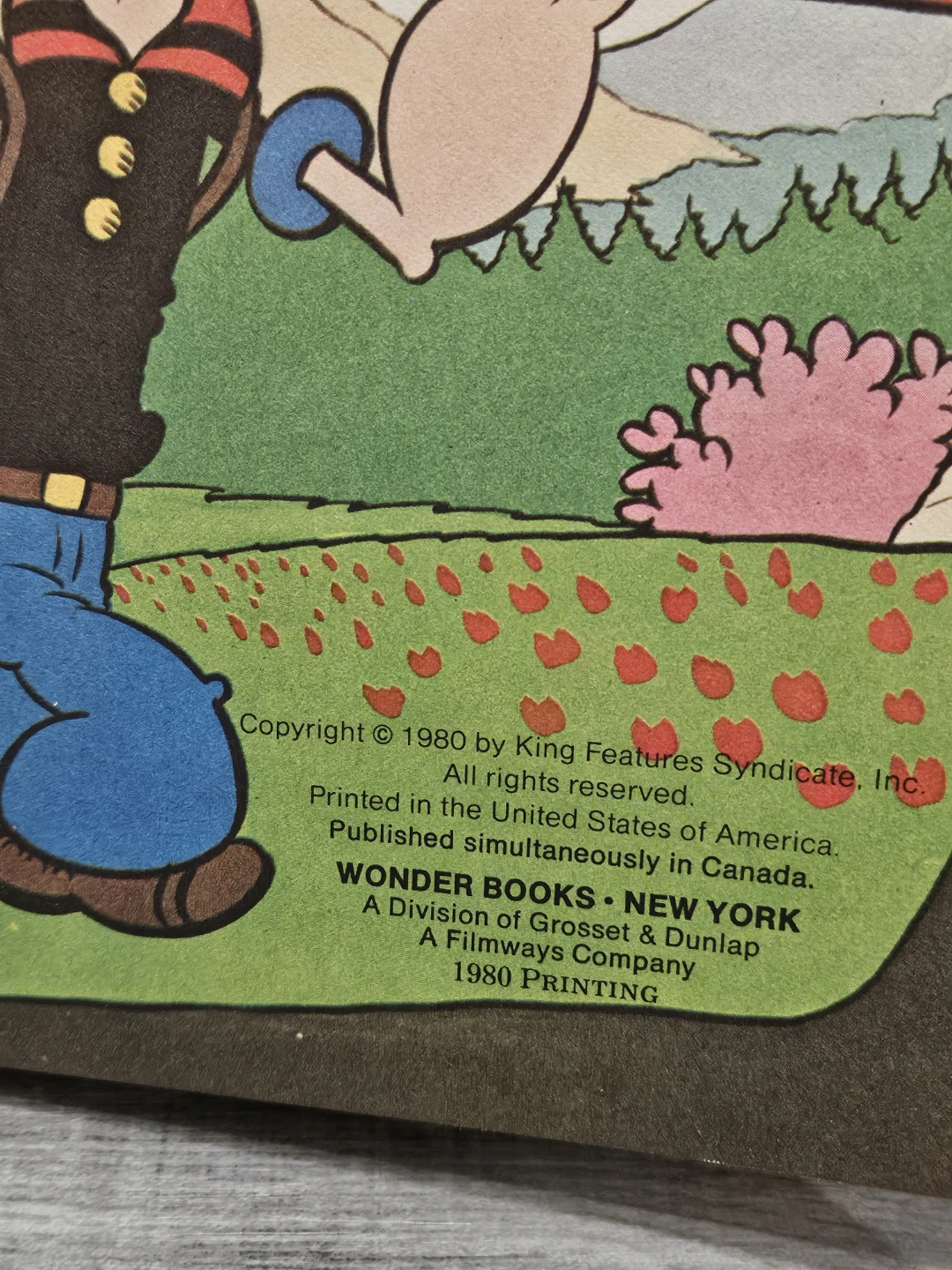 Popeye Climbs a Mountain Book (1980) - photo 2
