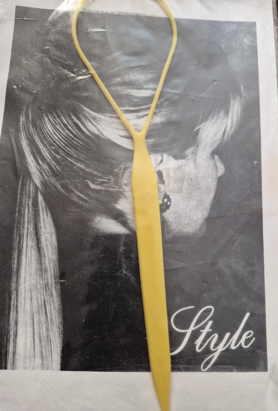 Yellow Hair Styling Tool