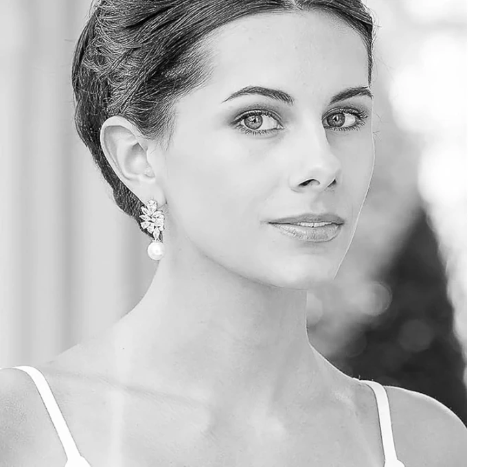 Luxury Elegant Imitation Pearl Dangle - photo 4