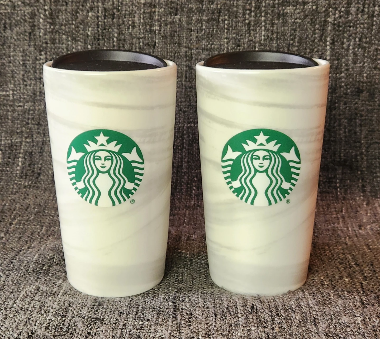 Starbucks 12oz Marble Swirl Tumblers (Set of 2)
