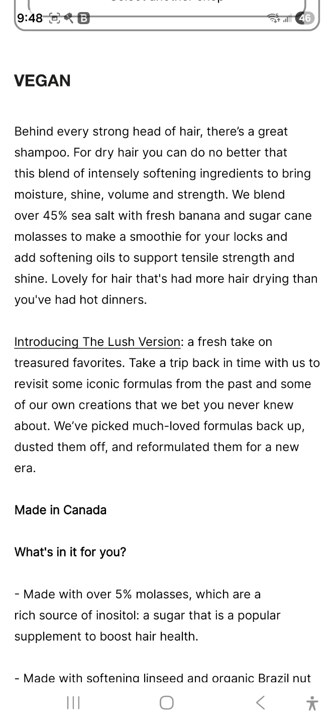 Lush Banana Shampoo - photo 2