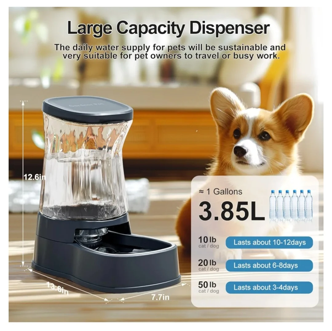 Gardner Pet Water Dispenser - 3.85L Capacity - photo 5