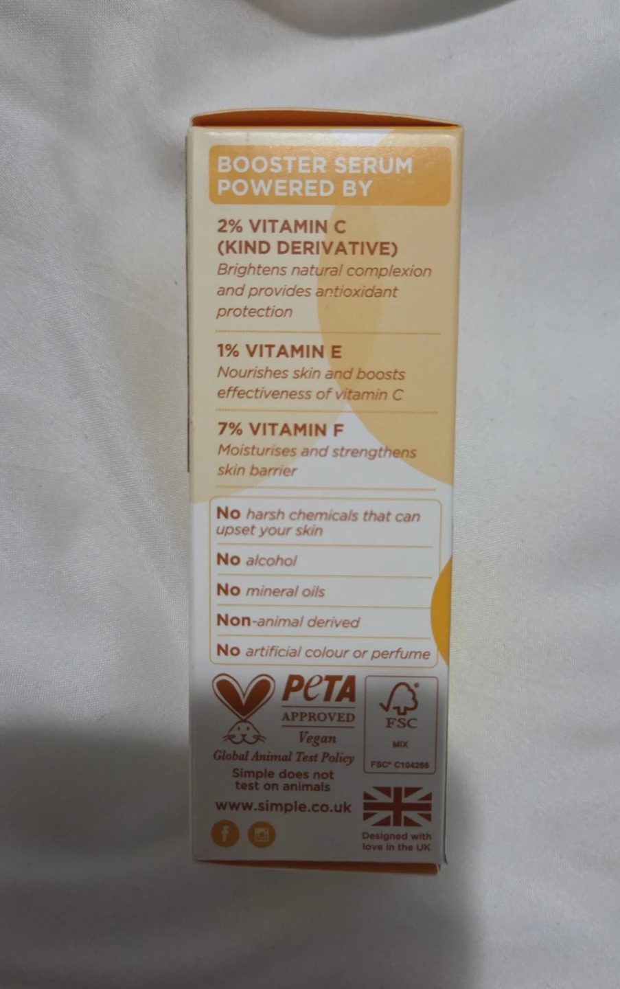 Simple 10% Vitamin C+E+F Booster Serum - photo 2
