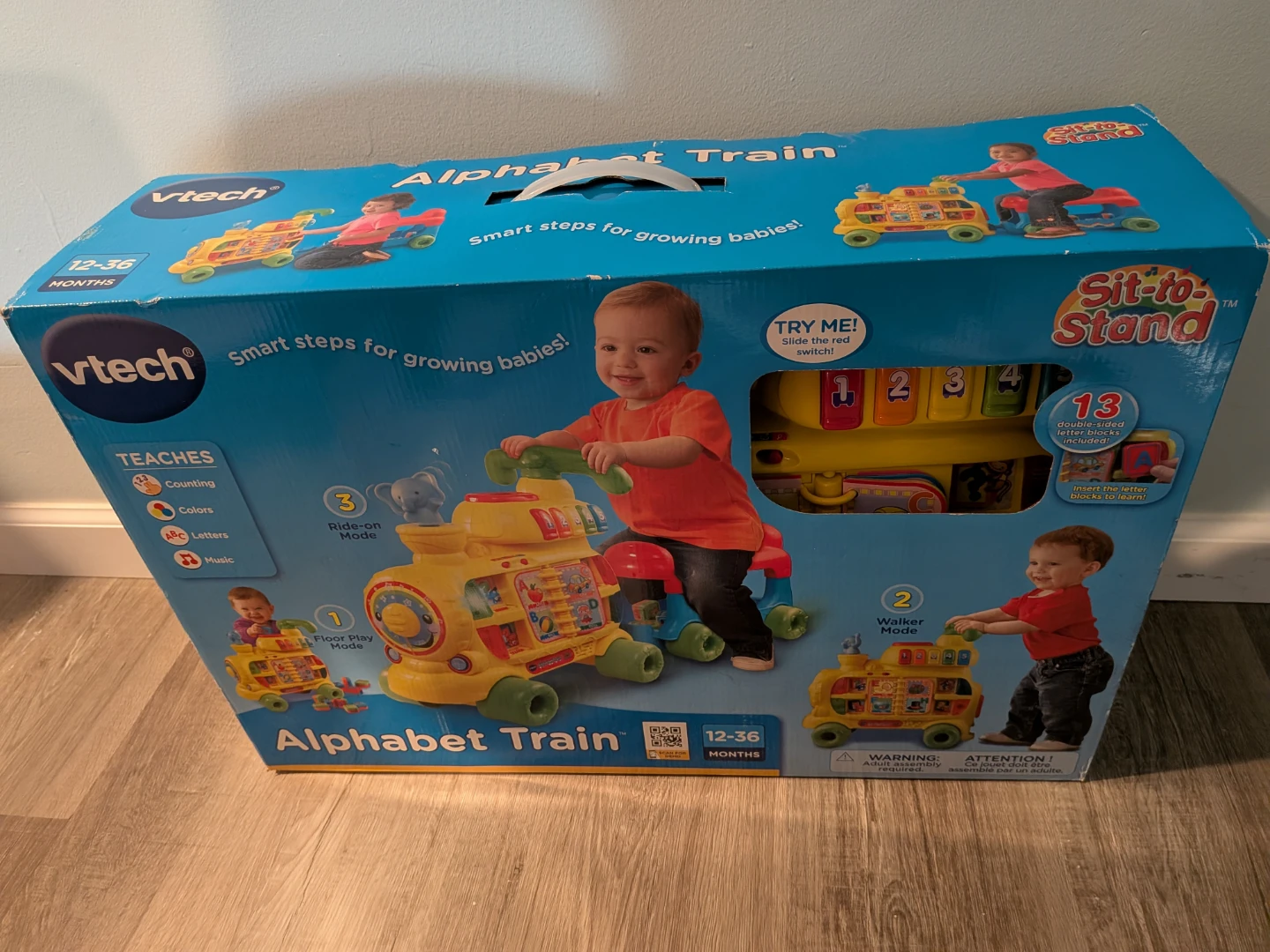 VTech Alphabet Train Sit-to-Stand Walker 12-36 Months