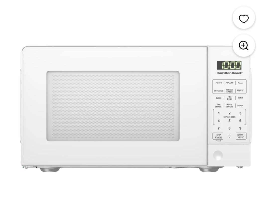 Hamilton Beach White Microwave