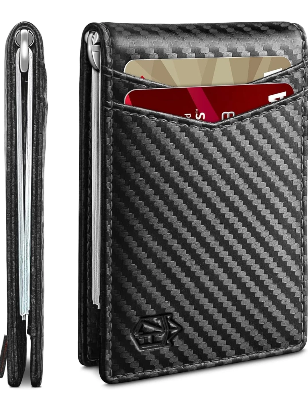 Zitahli Mens Slim Wallet with Money Clip