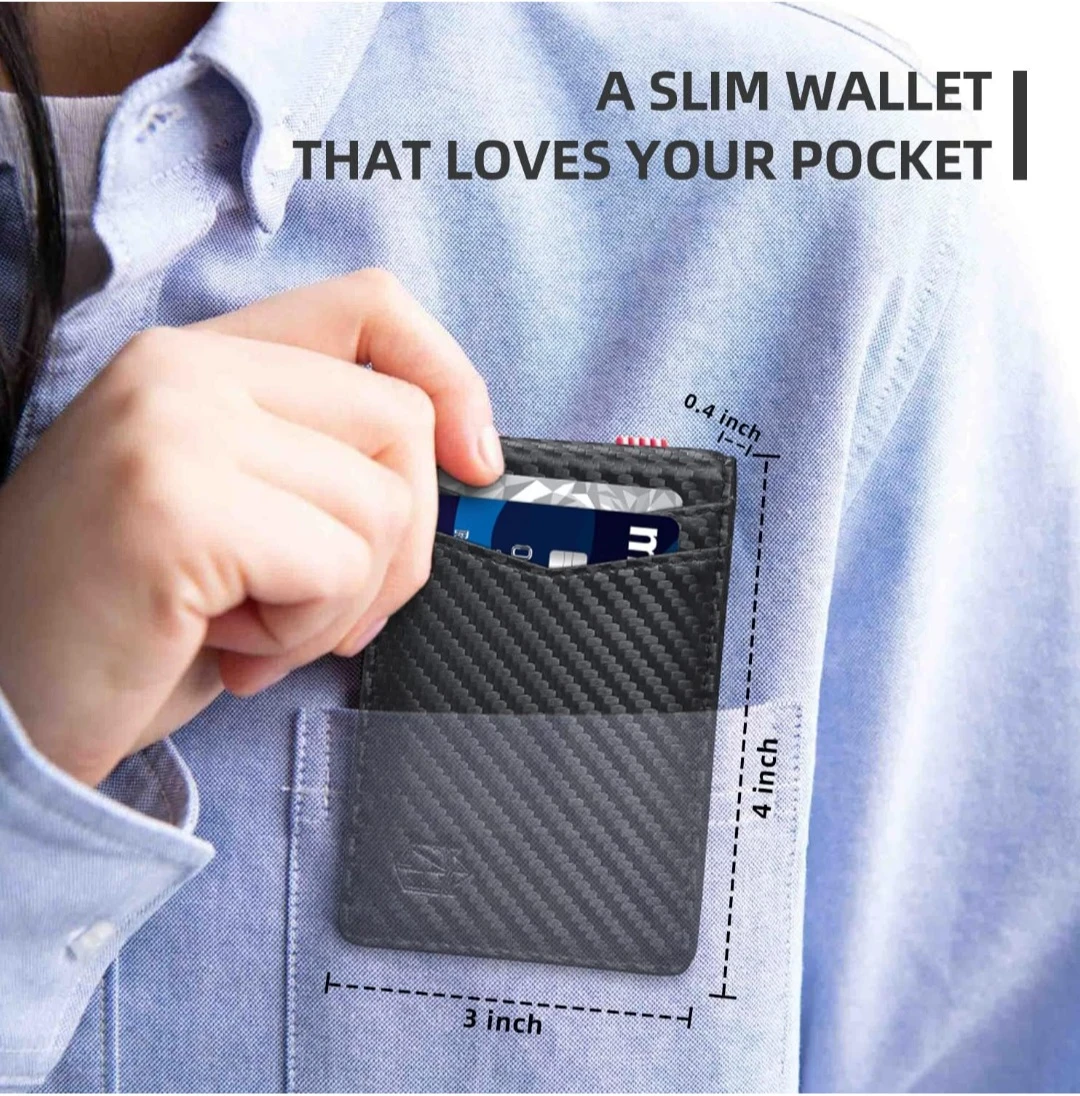 Zitahli Mens Slim Wallet with Money Clip - photo 2
