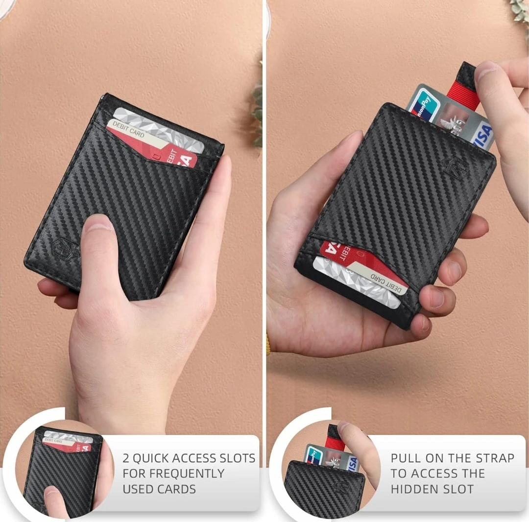 Zitahli Mens Slim Wallet with Money Clip - photo 3