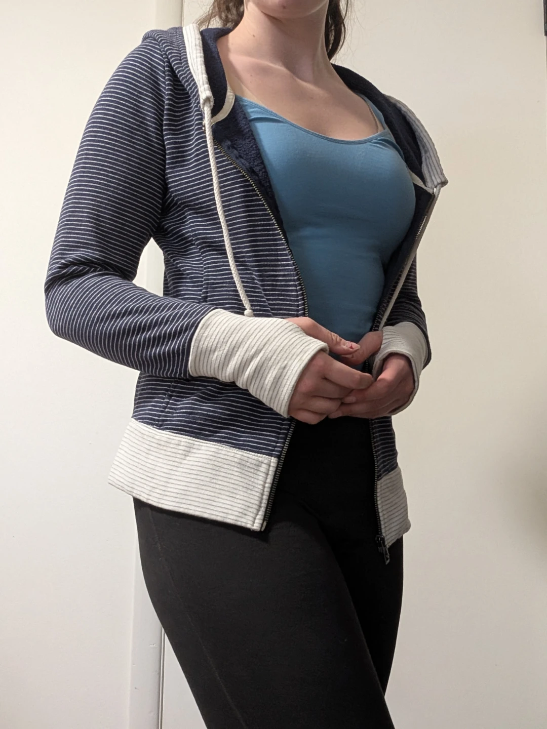 Oakley Striped Zip-Up Hoodie - Size S - photo 5