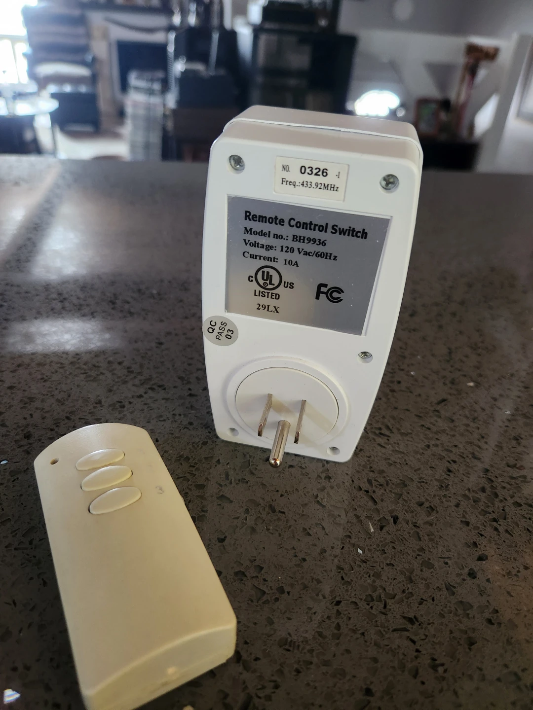 Remote Control Appliance Outlet - photo 2