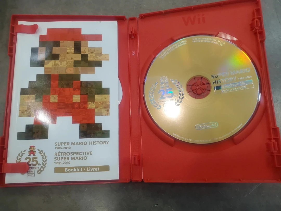 Super Mario History 1985-2010 Wii audio soundtrack CD - photo 2