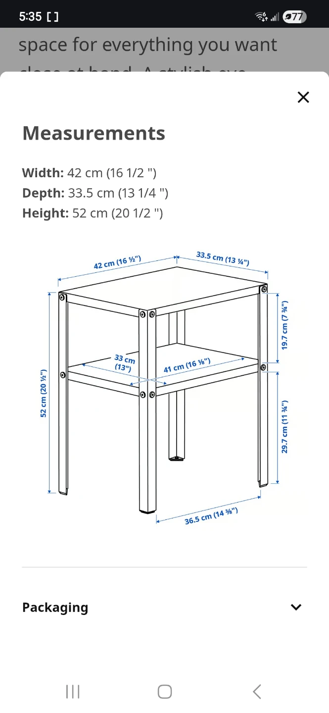 TWO Ikea Knarrevik Black Nightstand - photo 3