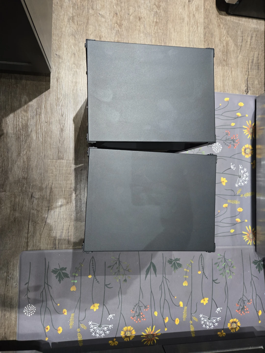 TWO Ikea Knarrevik Black Nightstand - photo 5