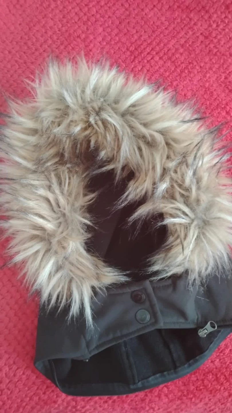 Faux Fur Hoodie Hat Head Cover Attachment only - with zipper