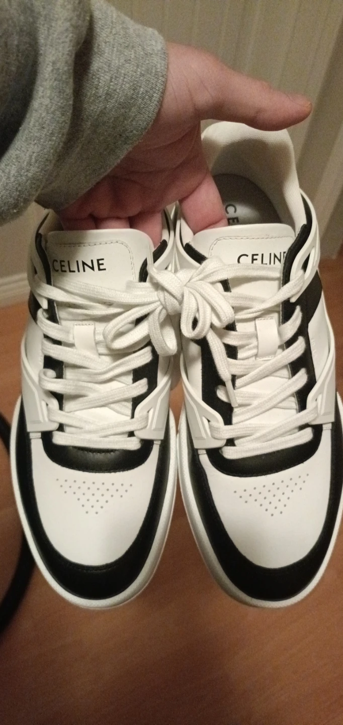 Celine Black & White Sneakers Size 43 100% authentic