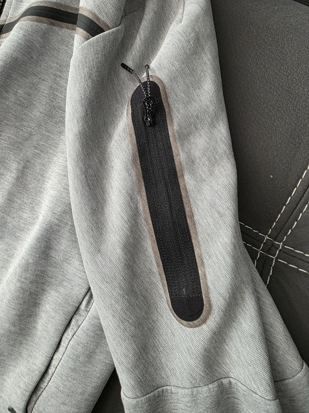 Nike Tech Fleece Hoodie - Grey, Size L - photo 2