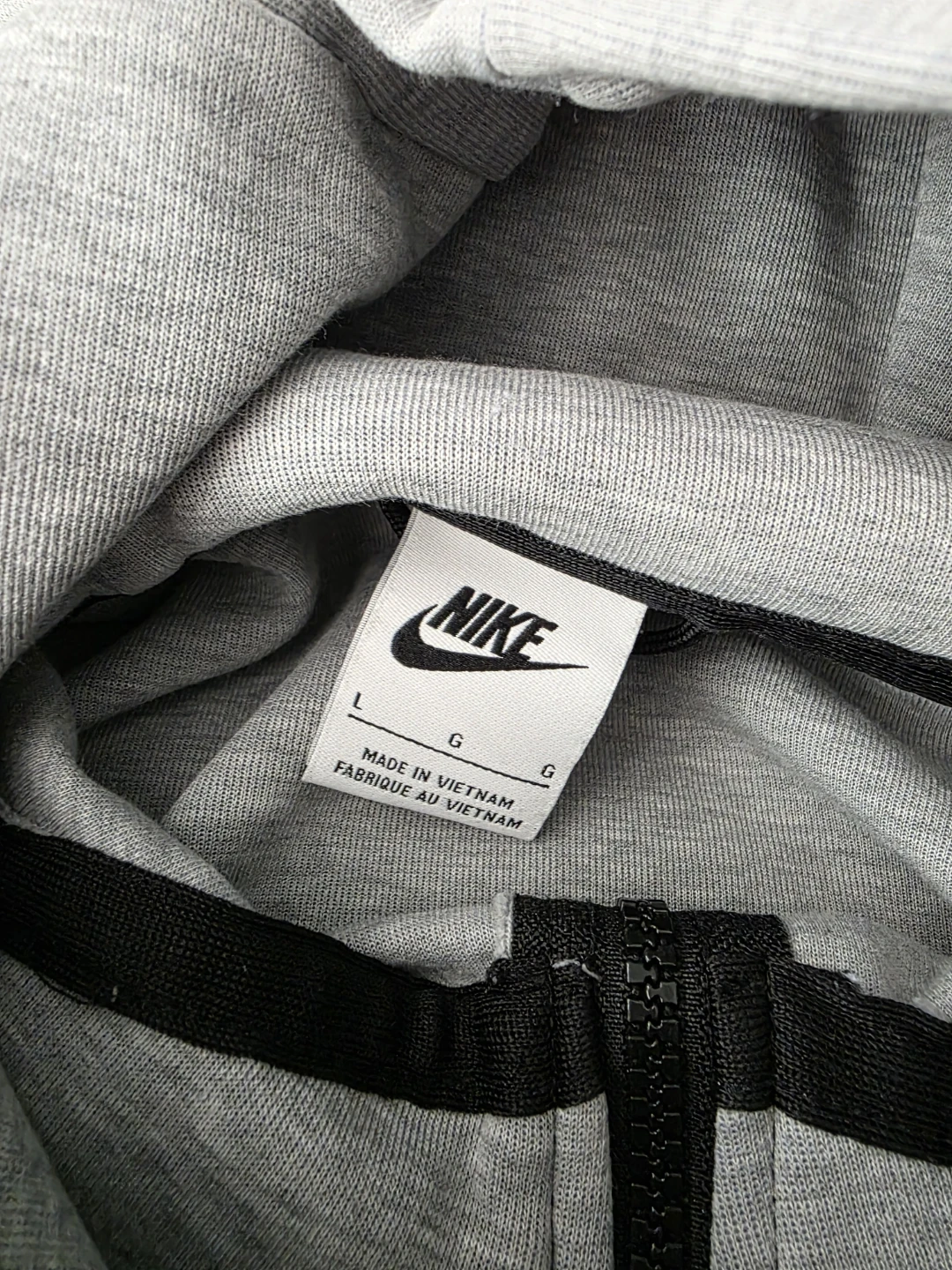 Nike Tech Fleece Hoodie - Grey, Size L - photo 3