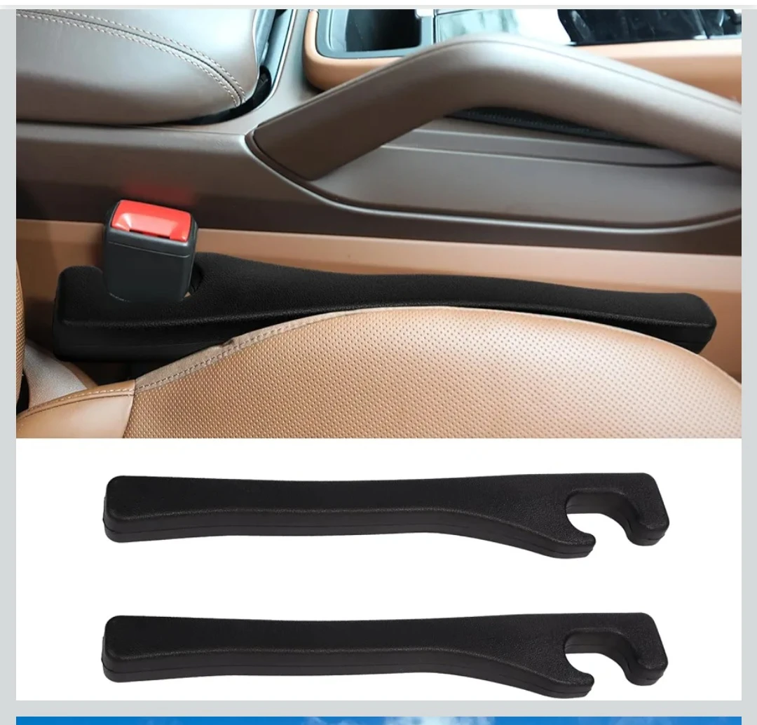 Car Seat Gap Organizer - 2 Piece Black